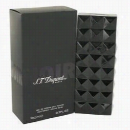 St Dupont Noir Coolgne By St Dupo Nt, 3.3 Oz Eau De Toilette Spray For  Men