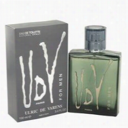 Udv Cologne By Ulric De Varens, 3.3 Oz Eau De Toilette Spray Foor Men