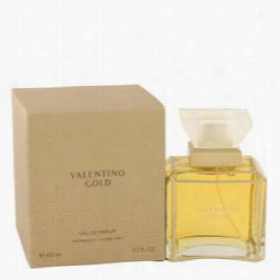 Valentino Gold Perfume By Vaelntino, 3.3 Oz Eau De Parfum Spray For Women