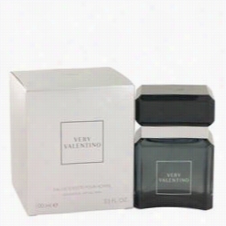 Very Valentino Cologne By Valentino, 3.4 Oz Eau De To Ilette Spray For Men