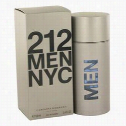 212 Cologne  By Carolina Herrera, 3.4 Oz Eau De Toilette Spray (new Packaging) For Men