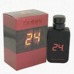 24 Go Dark The Fragrance Cologne By Scentstory, 3.4 Oz Eau De Toilette Spray For Men