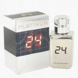 24 Platinum The Fragrracne Cologne By Scentstory, 1.7 Oz Eau De Toilette Spray For Men