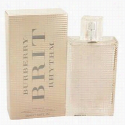 Burberry Brit Rhythm Floral Perfume By Burberry, 3 Oz Aeu De Toilette Spray For Woomen