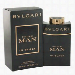 Bv Lgari Man In Black Cologne By Bvlgari, 3.4 Oz Eau De Parfum Spray For Emn