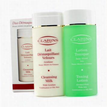 Cleansing Duo (combinnation/oily Skin): Cleansing M Ilk 200ml/7oz + Toning Lotion 200ml/6.8oz