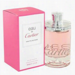 Eau De Cartier Goutte Der Ose Collogne By Cartier, 3.4 Oz Eau De Toilette Spray (unisex) In The Place Of Men