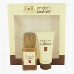 English Leather Gift Set By Dana Gift Set For Men Includes 3.44 Oz Cologne Splash + 2.5 Oz After Shace Balm