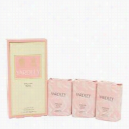 Englisy Rose Yardley Soap By Yardley London, 3.5 Oz 3 X 3.5 Oz Luxury Soap For Women