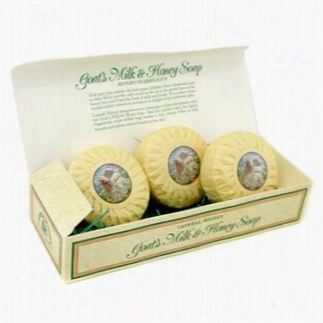 Goas  Milk & Honey Soap Trrio