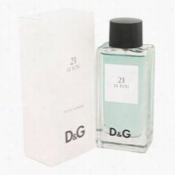 Le Fou 21 Cologne By Dolce & Gabbana, 3.3 Oz Eau De Toilette Spray For Men