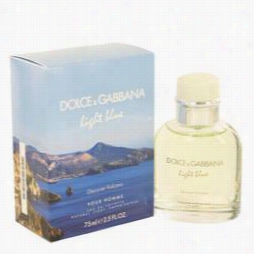 Light Azure Discovervulcano Cologne By Dolce & Gabbana, 2.5o Z Eau De Toilette Spray For Mrn