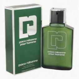 Paco  Rabanne Cologne By Paoc Rabanne,3 .4 Oz Eau De Toilette Spray For Men