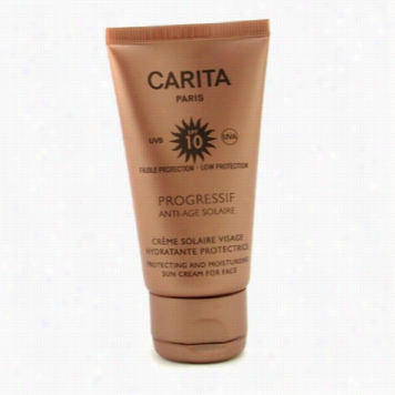 Progrsesif Anti-age Solaire Protecting & Mo Isturizing Sun Cream For Face Spf 10