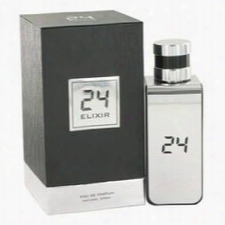 24 Platinum Elixir Cilogne By Scentsory, 3.4 Oz Eau De Parfum Spray For  Men