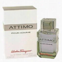 Attimo Cologne By Salvatore Ferragamo, 3.4 Oz Eau De Toilette Spray For Men