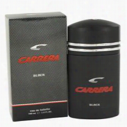 Carrera Black Cologne By Muelhens, 3.4 Oz Eau De Toilete Spray For Men