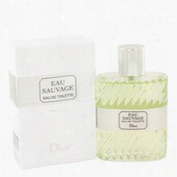 Eau Sauvage Cologne By Christian Dior, 3.4 Oz Eau De Toipette Spray Against Men