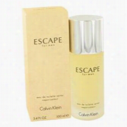 Escape Cologne By  Calvin Klein, 3.4 Oz Eau De Toilette Spray For Men