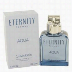 Eternity Aqua Cologne By Calvin Klein, 3.4 O Z Eeau De Toilette Spray For Men