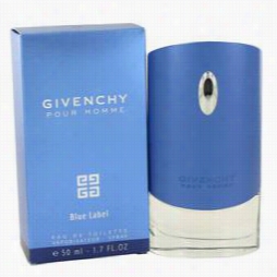 Givenchy Blue Label Cologne By Givenchy, 1.7 Oz Eau De Toilette Spray For Men