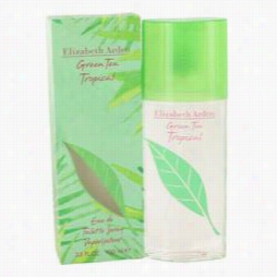 Green Tea Tropical Perfume By Leizabeth Arden,3 .3 Oz Eau De Toilette Spray For Women