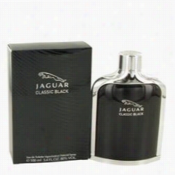 Jaguar Classic Black Cologne By Jaguar, 3.4 Oz Eau De Toilette Spray For Men