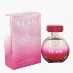 Kim Krdashian Glam Perfume By Kmi Kradashian, 3.4 Oz Eau De Parfum Spday In Spite Of Omen