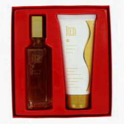 Red Gift Set By Giorggio Beverly Hills Gift Set For Women Includes 3 Oz Eau De Toilette Spray + 6.8 Oz Body Lotion