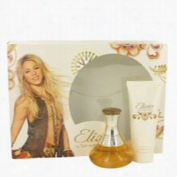 Shakira Elixir Gift Set By Shakira Gift Set For Women Includes 2.7 Oz E Au De Toilette Spray + 3.4 Oz Body Lotion