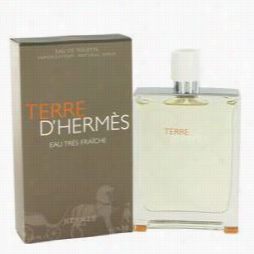 Terre D'hermes Cologne By Hermes, 4.2 Oz Eau Tres Fraiche Eau De Toilette Spray For Men