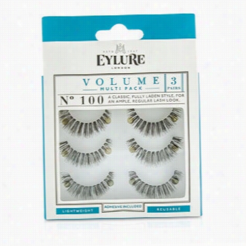 Book False Lashes Multipack- 100 Black (adhesive Included)