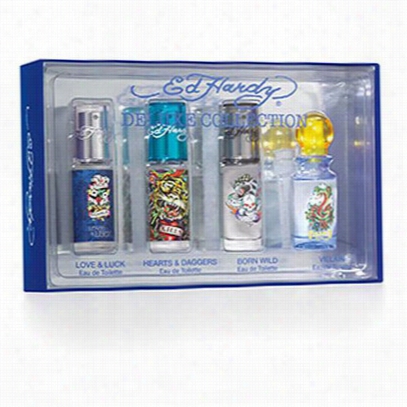 4 Piece Ed Hardy Mmini Collection