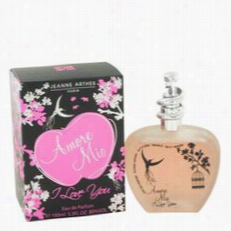 Amore Mio I Love You Perfume By Jeanne Arthes, 3.4 O Z Eau De Parfum Spray For Women