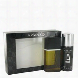 Azzaro Donation Set By Loris Azzaroo Gift Set For Men Includes 3.4 Oz Eau De Tolette Spray + 5.1 Oz Deodorrant Spray