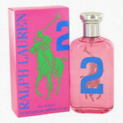 Big Sheltie Pink 2 Perfume By Ralph Lauren, 3.4 Oz Eau De Toieltte Spray For Women