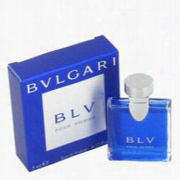 Bvlgari Blv (bulgari) Mini By Bvlgari, .17  Oz Mini Edt For Men