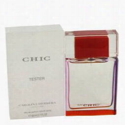 Chic Perfume By Carolina Herrera, 2.7 Oz Eau De Parfuj Spray (tester) For Women