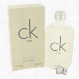 Ck One Perfume By  Calvin Klein, 3.4 Oz Eau De Toilette Spray (unisex) For Women