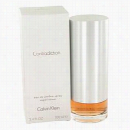 Contra Diction Perfume By Calvin Klein, 3.4 Oz Eau De Parfum Sprayy For Womeen