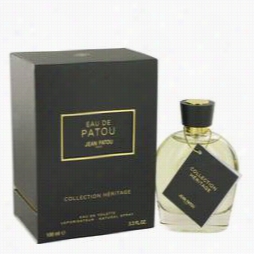 Eau De Patou Perfume By Jean Patou, 3.3 Oz Eau De Toilette Spary (heritage C0llection) For Women