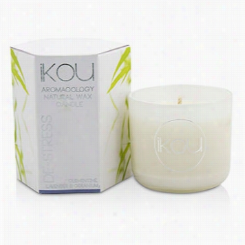 Eco-luxury Aromacology Natural Wax Candle Glass - Ed-stress (lavender & Geranium)