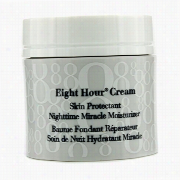 Eight  Hkur Cream Ski Protecfant Nihhttime Miacle Moisturizer