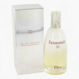 Fahrenheit 32 Cologne By Chrsitian Dior, 3.4 Oz Eau De Toilette Soray For Men