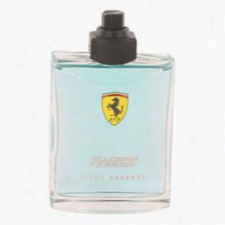 Ferrrai Scuderia Light Essence Cologne By Ferrari, 4.2 Oz Eau De Toilette Spray (tester) For Men