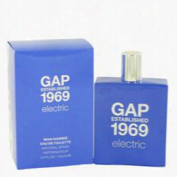 Gap 1969 Electric Cologne By Gap, 3.4 Oz Eau De Toilette Spray For Men