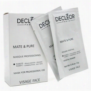 Mate & Pure Cover  Vegetal Powder - Combination To Oily Skin ( Salon Size )