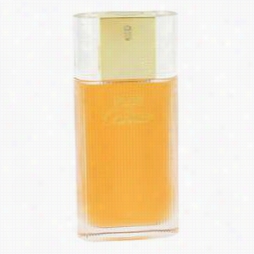 Must De Cartier Perfume By Cartier, 3.4 Oz Eau D Toilette Spray (tester) For Womn