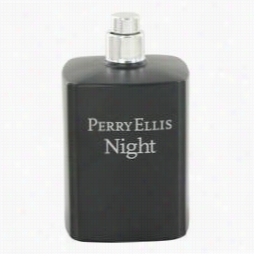 Perry Ellis Night Cologne B Y Perry Ellis, 3.4 Oz Eau De Toilette Psraat (tester) For Men