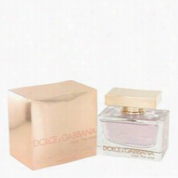 Rose The One Prfume By Dolce & Gabbana ,2.5  Oz Eau De Aprfum Spray For Women